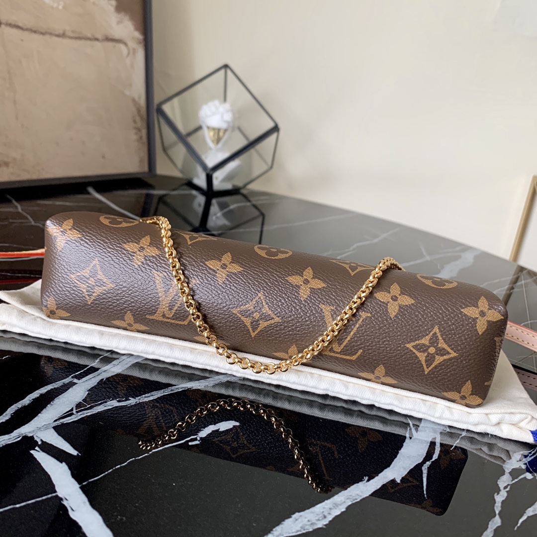 l0vis Vvtt0n pallas clutch chain shoulder bag pink m41638 23 x 13 x 5 cm