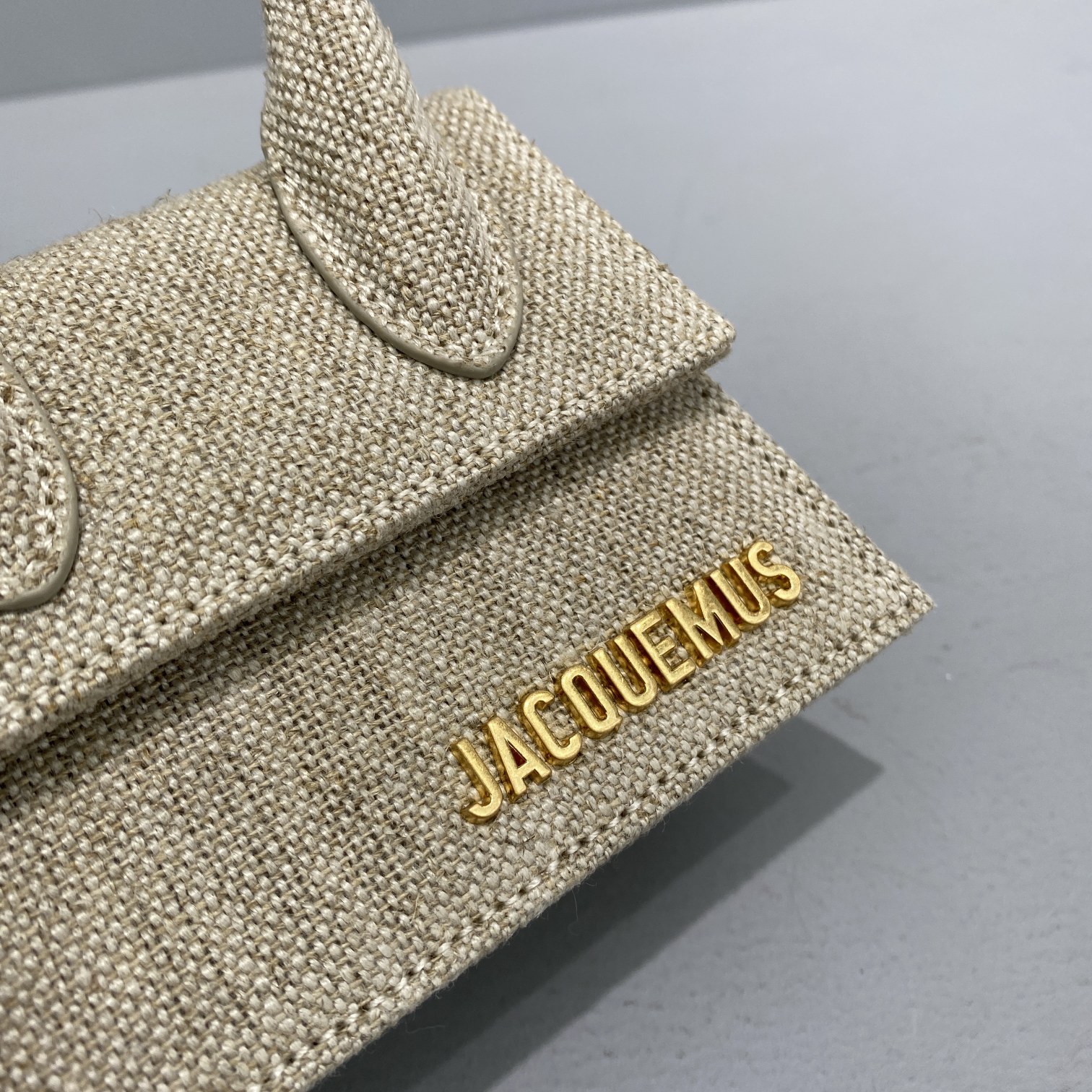 JACQUEMUS LE CHIQUITO Mini Canvas Micro Bag 213BA01 12 x 8 x 5 cm