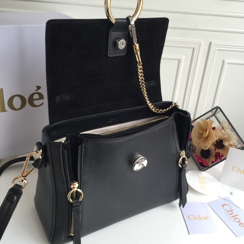 CHLOÉ MEDIUM FAYE DAY BAG Black CHC17WS321HGJ001 32.5 x 25 x 13 cm