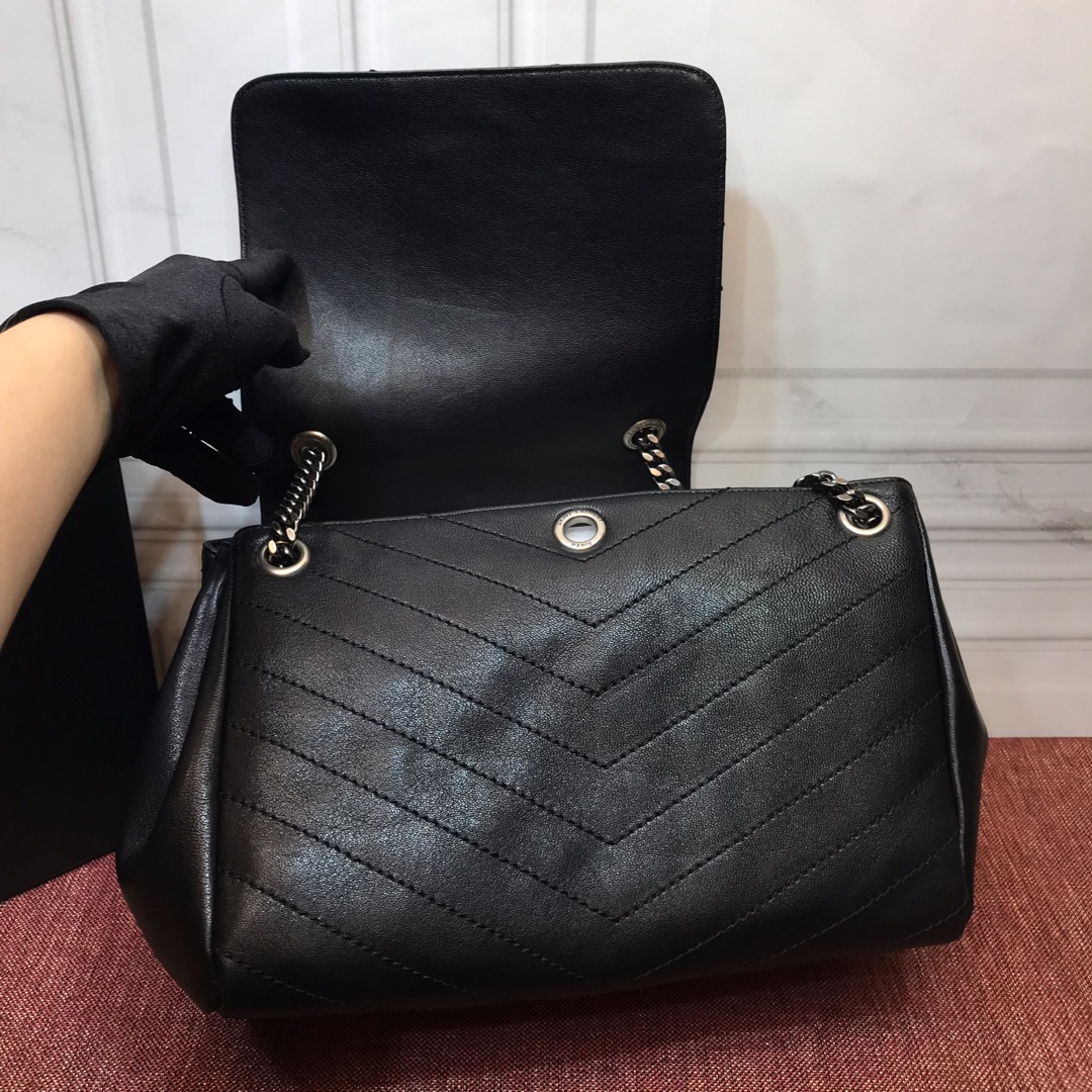 Y51 nolita medium bag in vintage leather black 58929903 31 x 21 x 16.5 cm