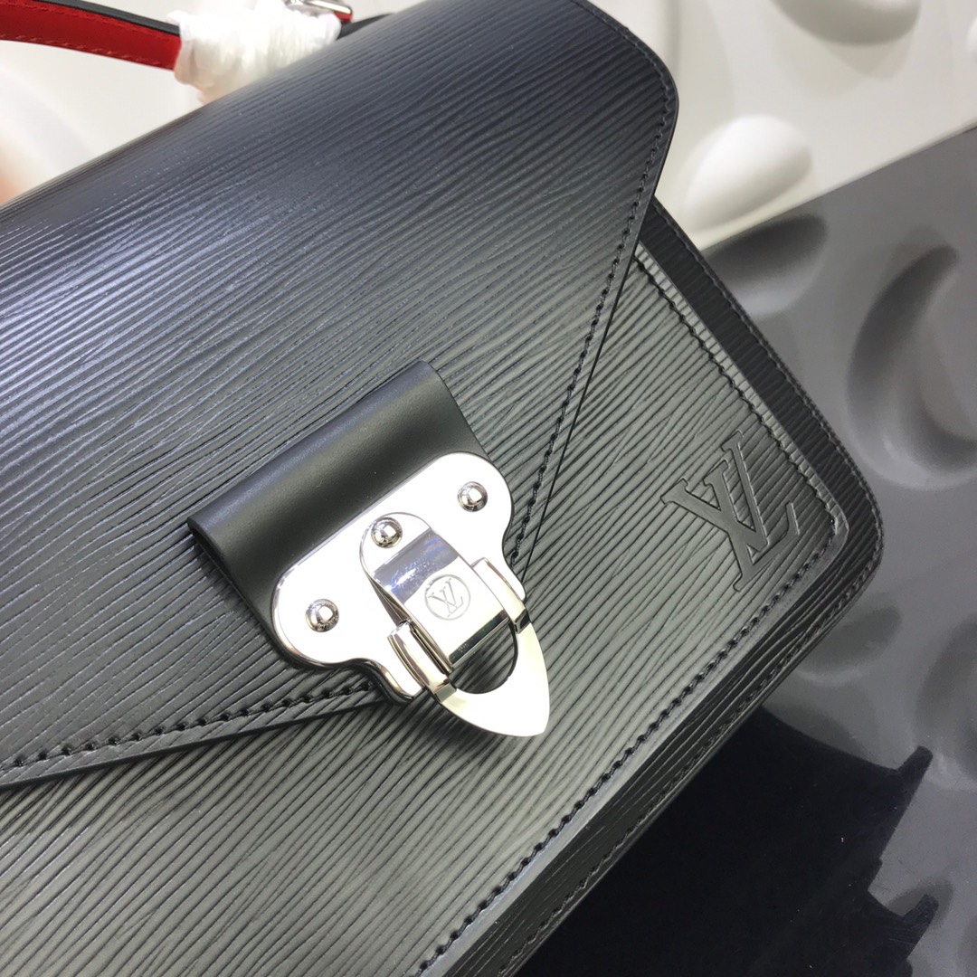 l0vis Vvtt0n neo monceau epi leather cowhide black m55403 22 x 18 x 9 cm