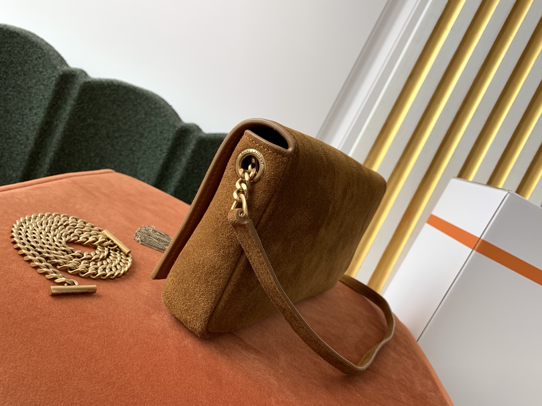 Y51 kate 99 with tassel in suede cinnamon 6042760 26 x 13.5 x 4.5 cm