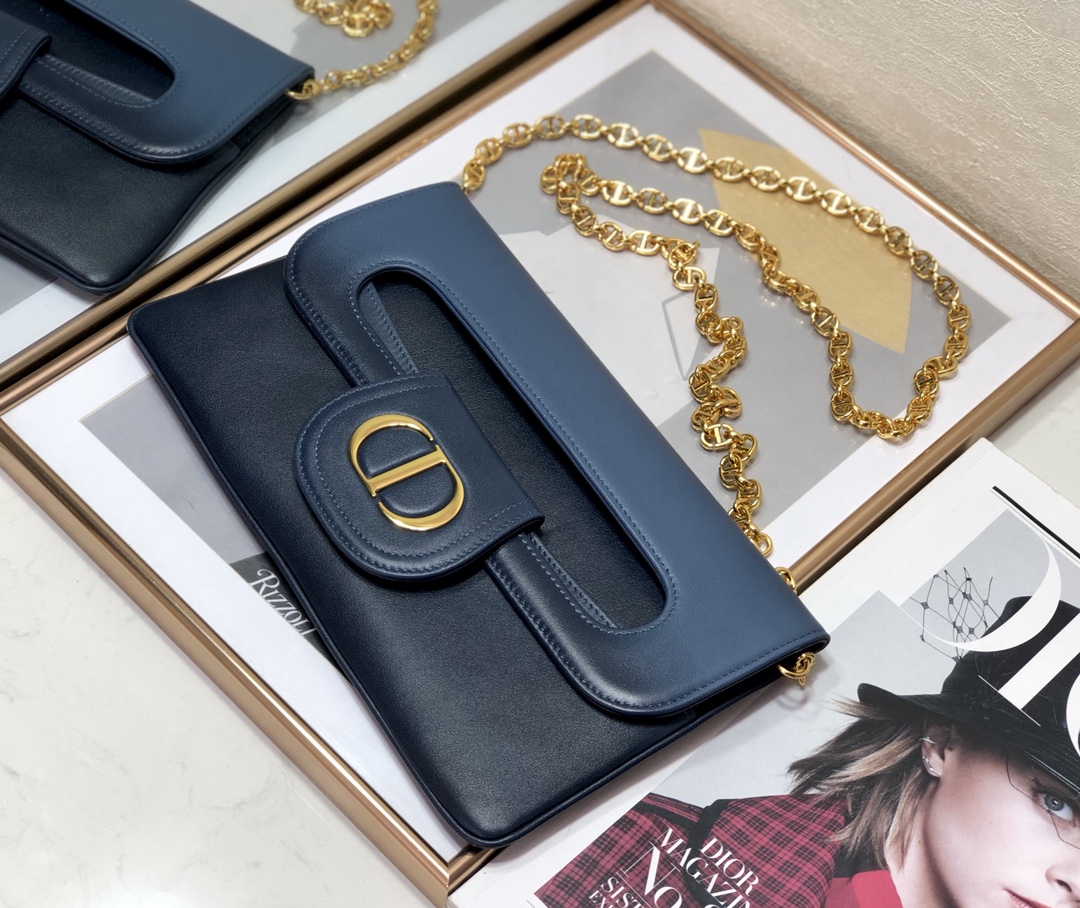 D10r medium double bag blue 28 x 16.5 x 3 cm