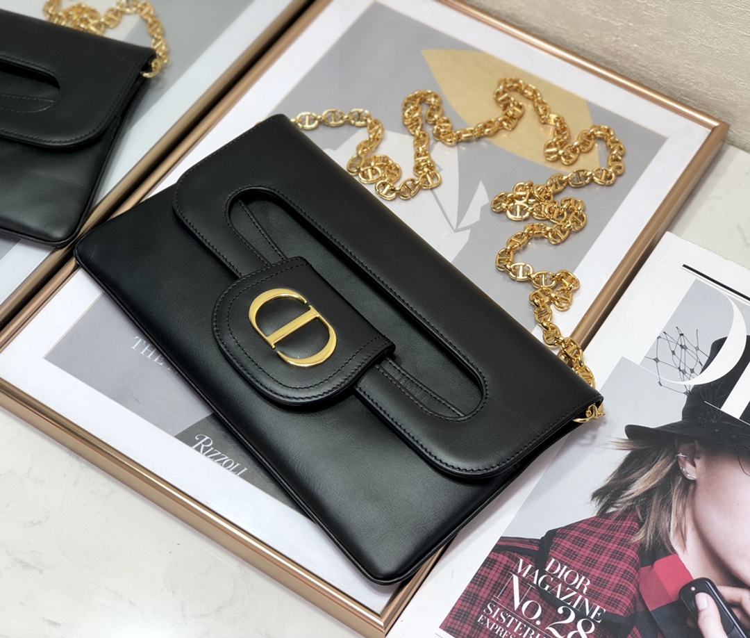 D10r medium double bag black 28 x 16.5 x 3 cm