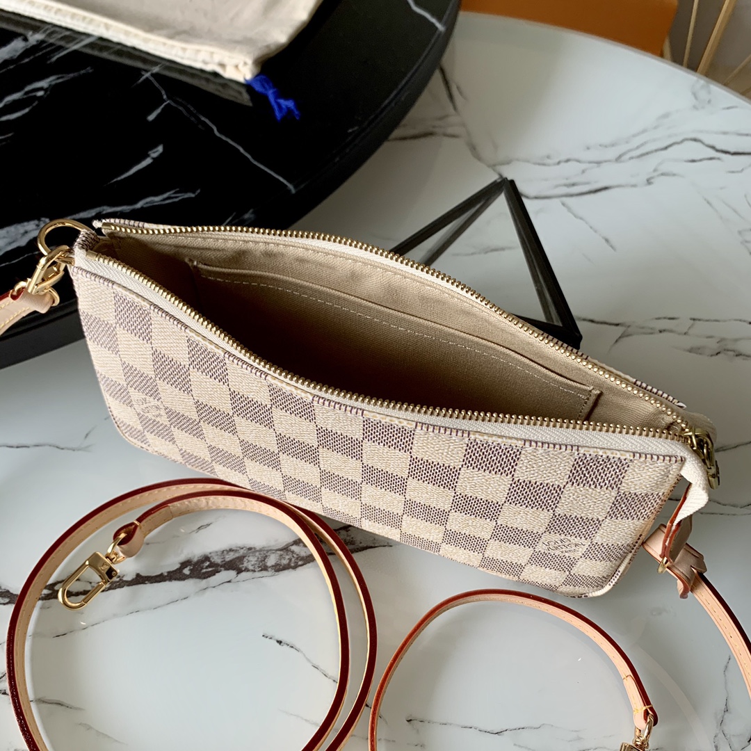 l0vis Vvtt0n pochette accessoires damier azur n41207 22.5 x 4 x 12.5 cm
