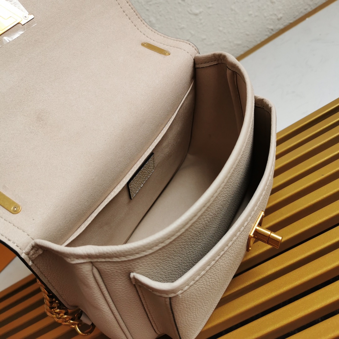 l0vis Vvtt0n lockme chain bag greige m57072 23 x 17 x 11 cm