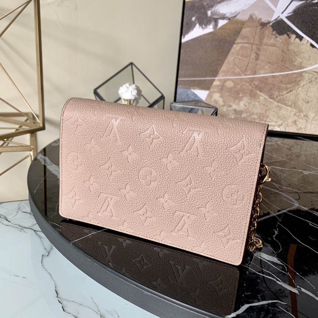 l0vis Vvtt0n vavin chain wallet monogram empreinte leather beige m67839 19 x 12.5 x 4 cm