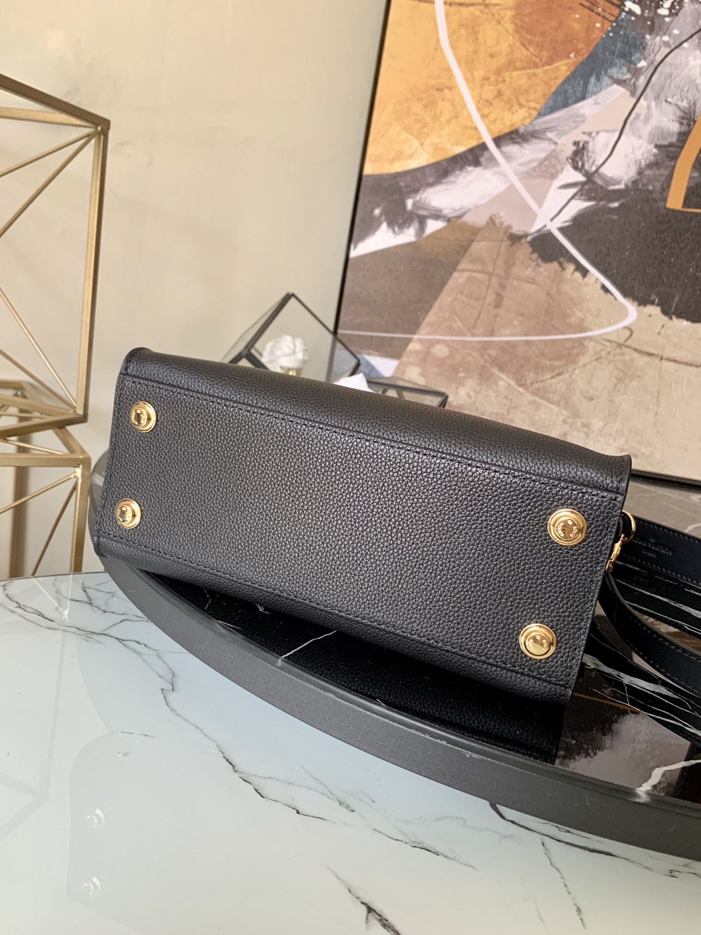 l0vis Vvtt0n on my side pm monogram canvas black m57728 25 x 20 x 12cm