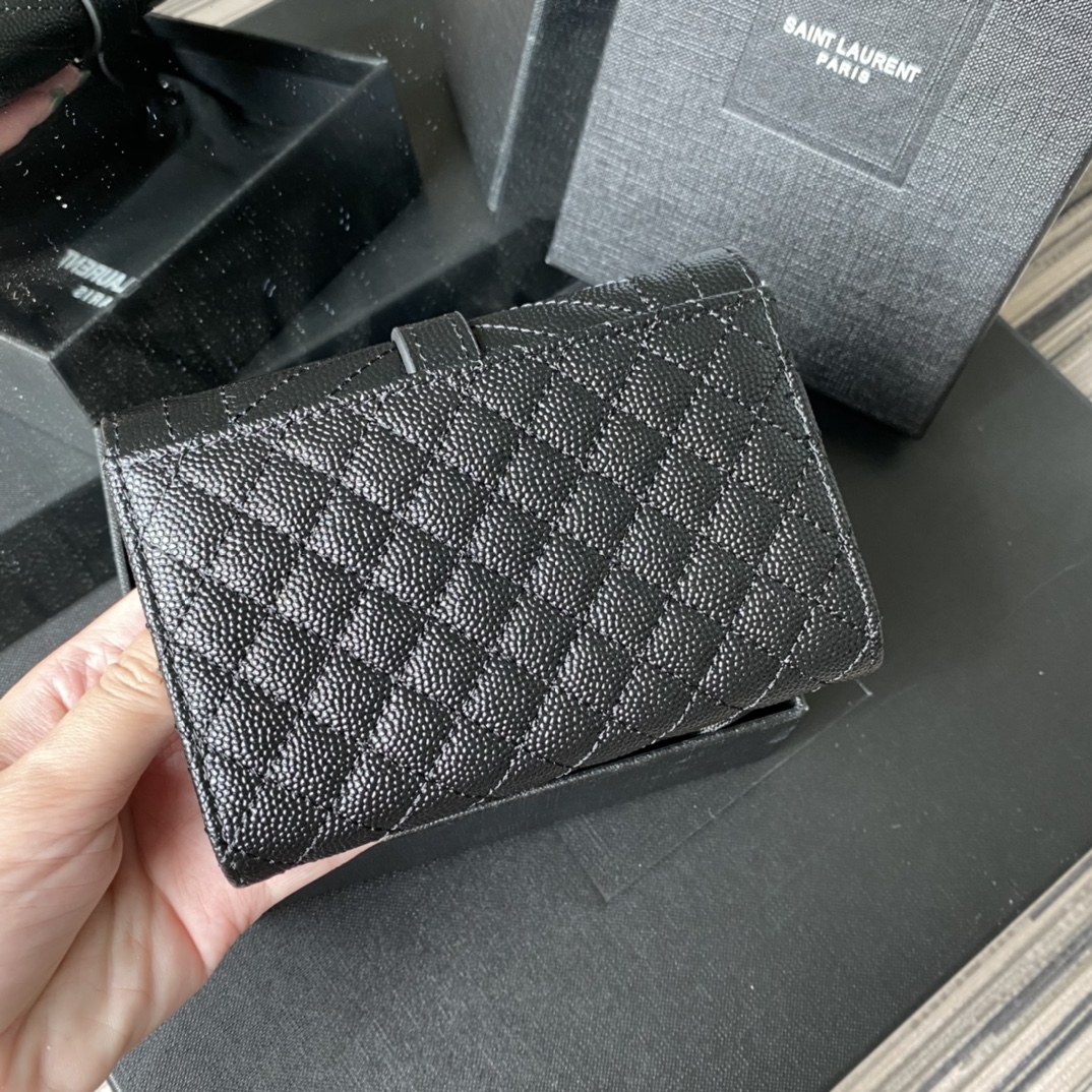 Y51 small monogram envelope wallet in mix matelassÉ grain de poudre embossed leather silver metal 651026 13.5 x 9.5 x 3 cm