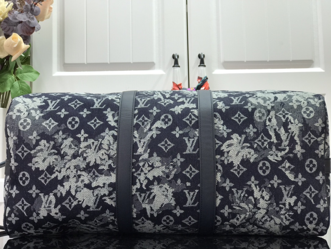 l0vis Vvtt0n keepall bandouliÈre 50 monogram tapestry canvas m57285 50 x 29 x 23 cm