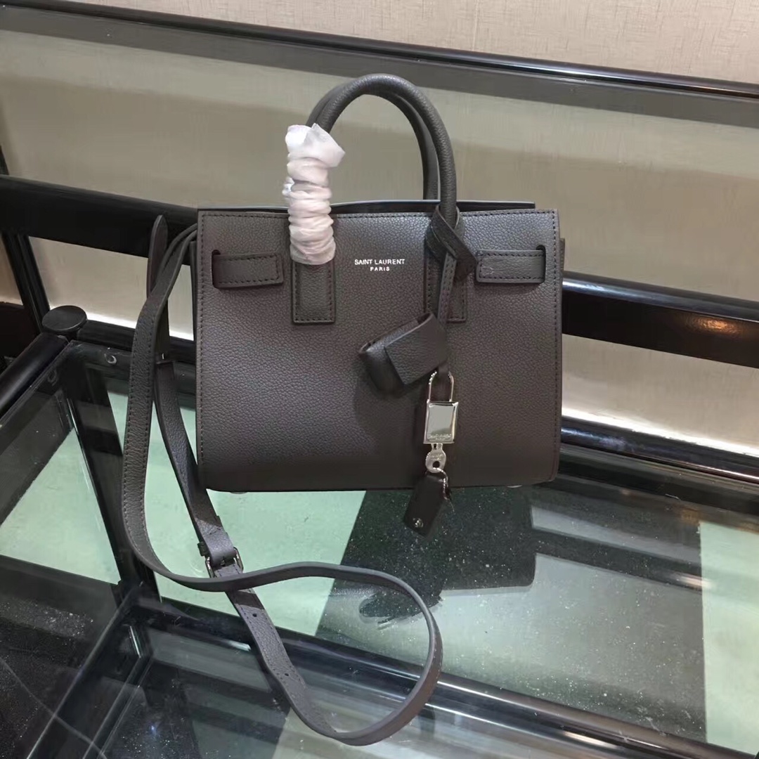 Y51 nano classic sac de jour in grained leather grey 392035 22 x 18 x 11 cm