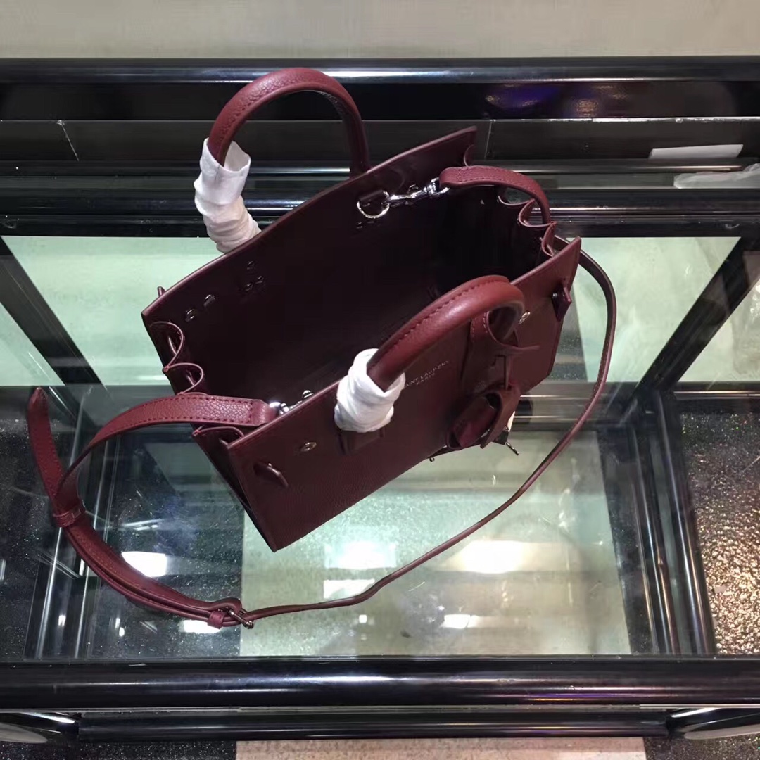 Y51 nano classic sac de jour in grained leather burgundy 392035 22 x 18 x 11 cm