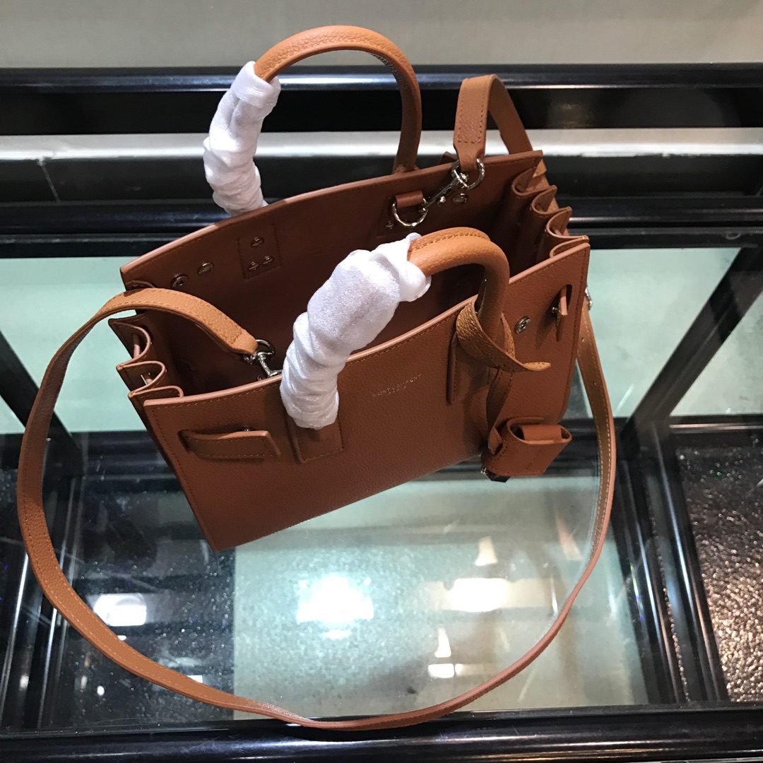 Y51 nano classic sac de jour in grained leather brown 392035 22 x 18 x 11 cm