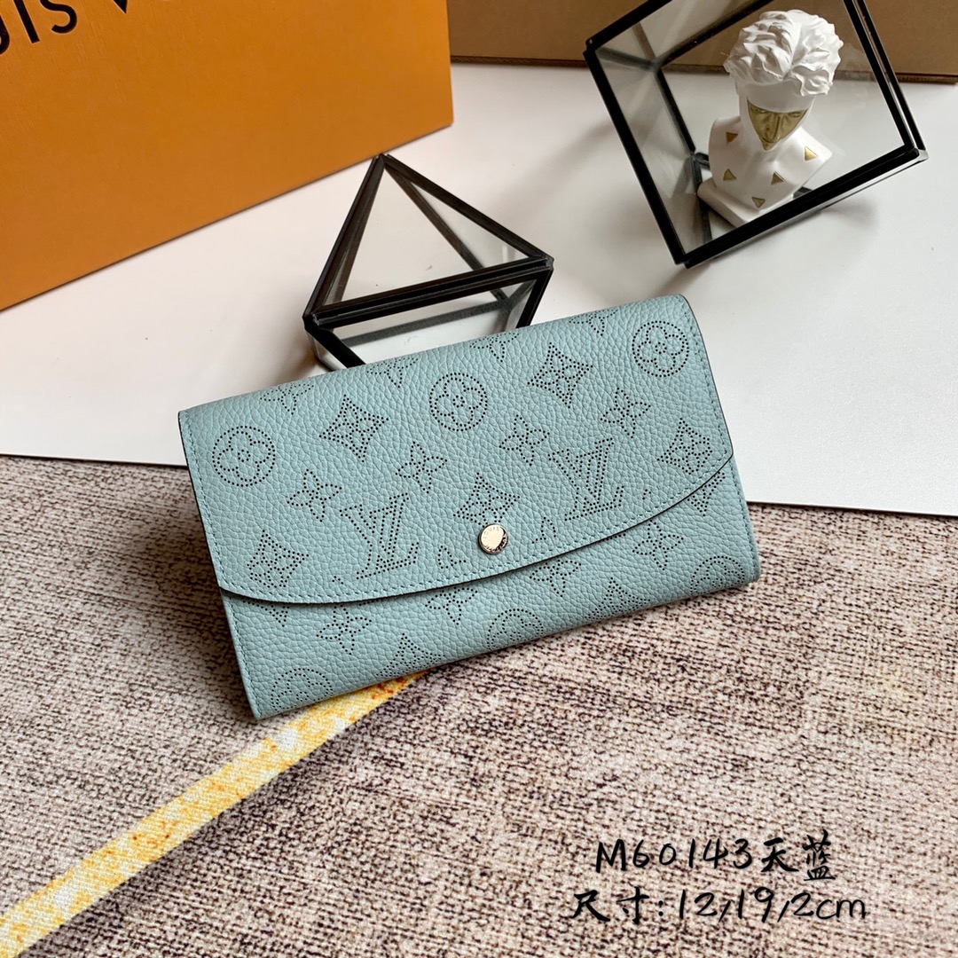 l0vis Vvtt0n iris wallet monogram pattern ver lagon m60145 19 x 12 x 2 cm