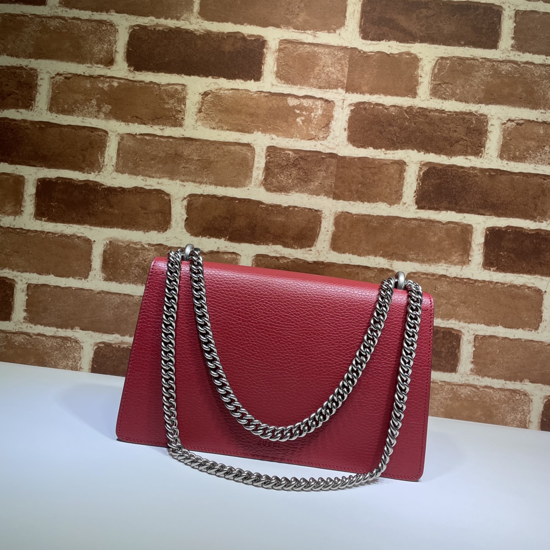 Gvc*1 small dionysus shoulder bag leather red 400249 28 x 18 x 9 cm