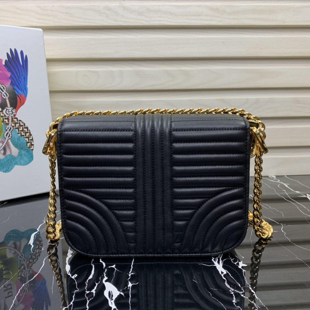 Pra*a diagramme shoulder bag black 1bd227 20.5 x 14 x 5 cm