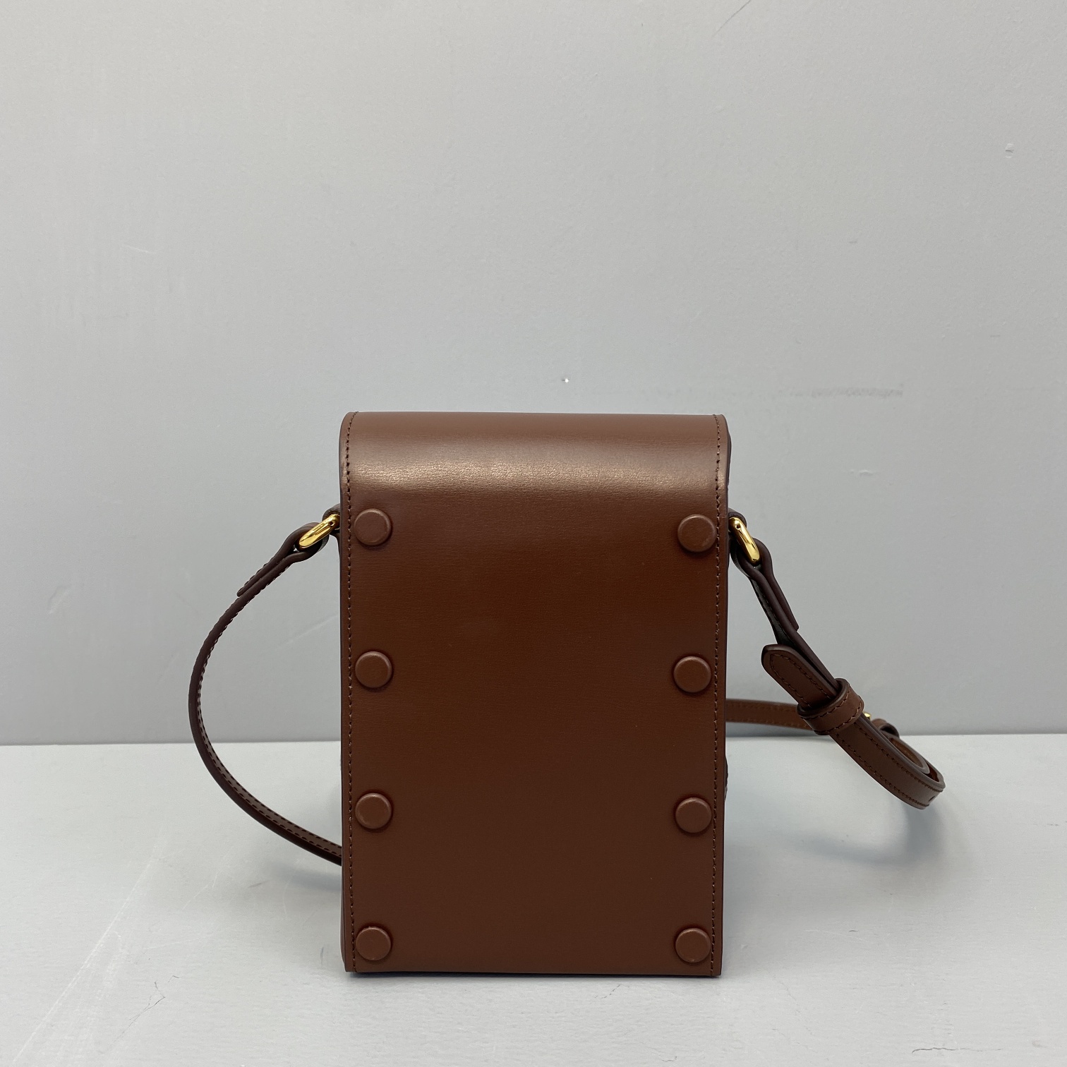 Gvc*1 mini horsebit 1955 bag leather brown 625615 11.5 x 17 x 4 cm
