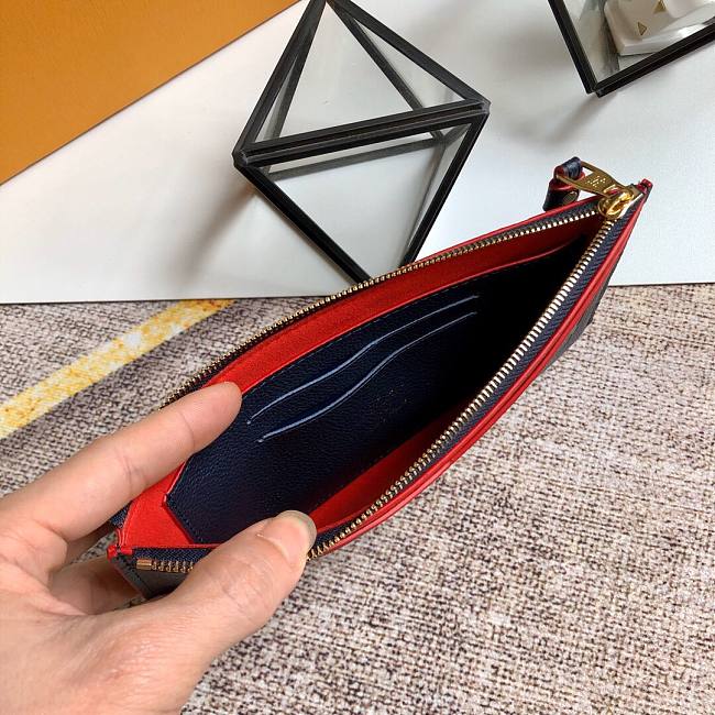 l0vis Vvtt0n pochette mélanie bb blue and red m68712 20 x 10 x 0.3 cm