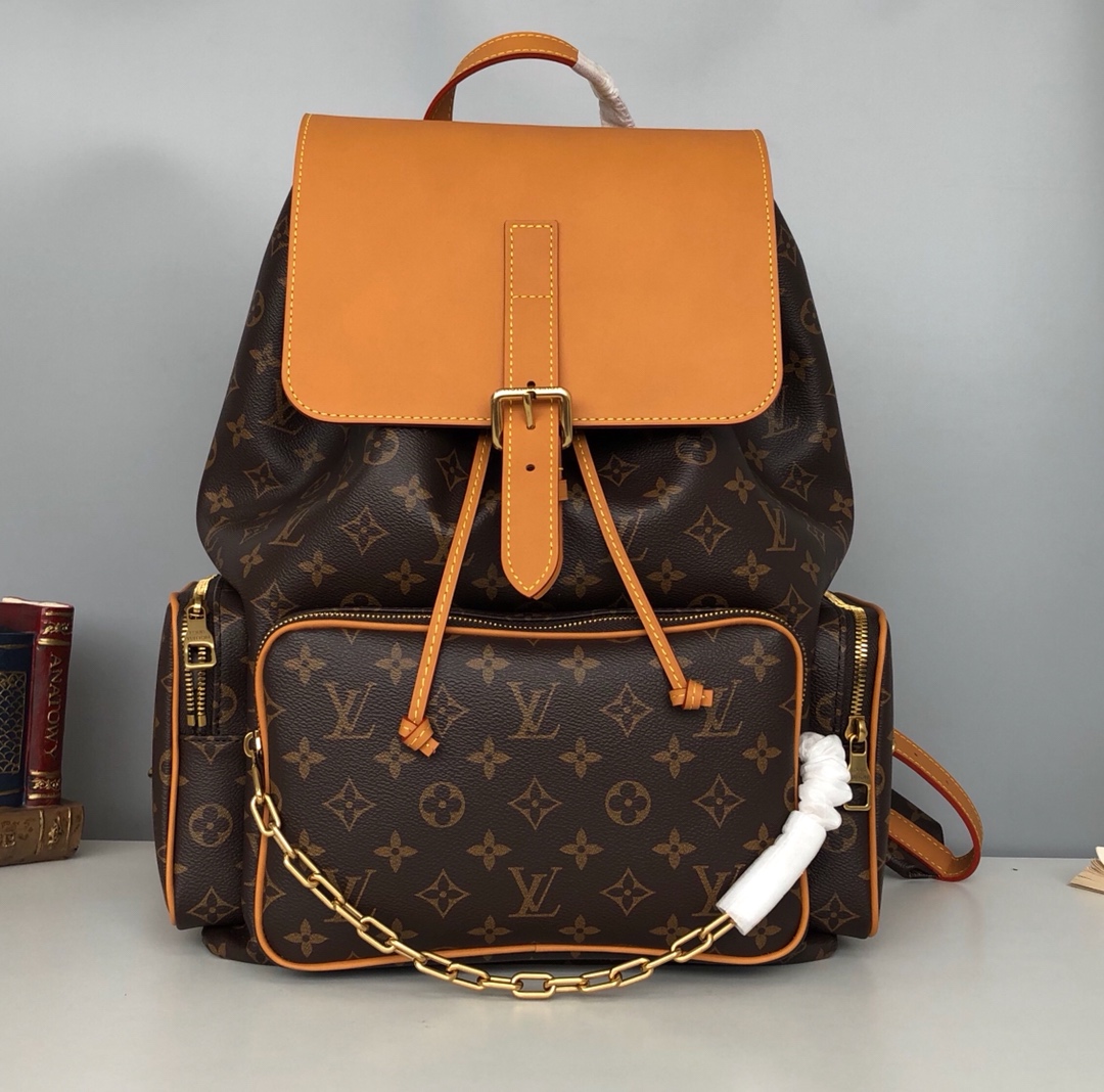 l0vis Vvtt0n trio backpack monogram eclipse canvas brown m45538 60 x 72 x 19 cm