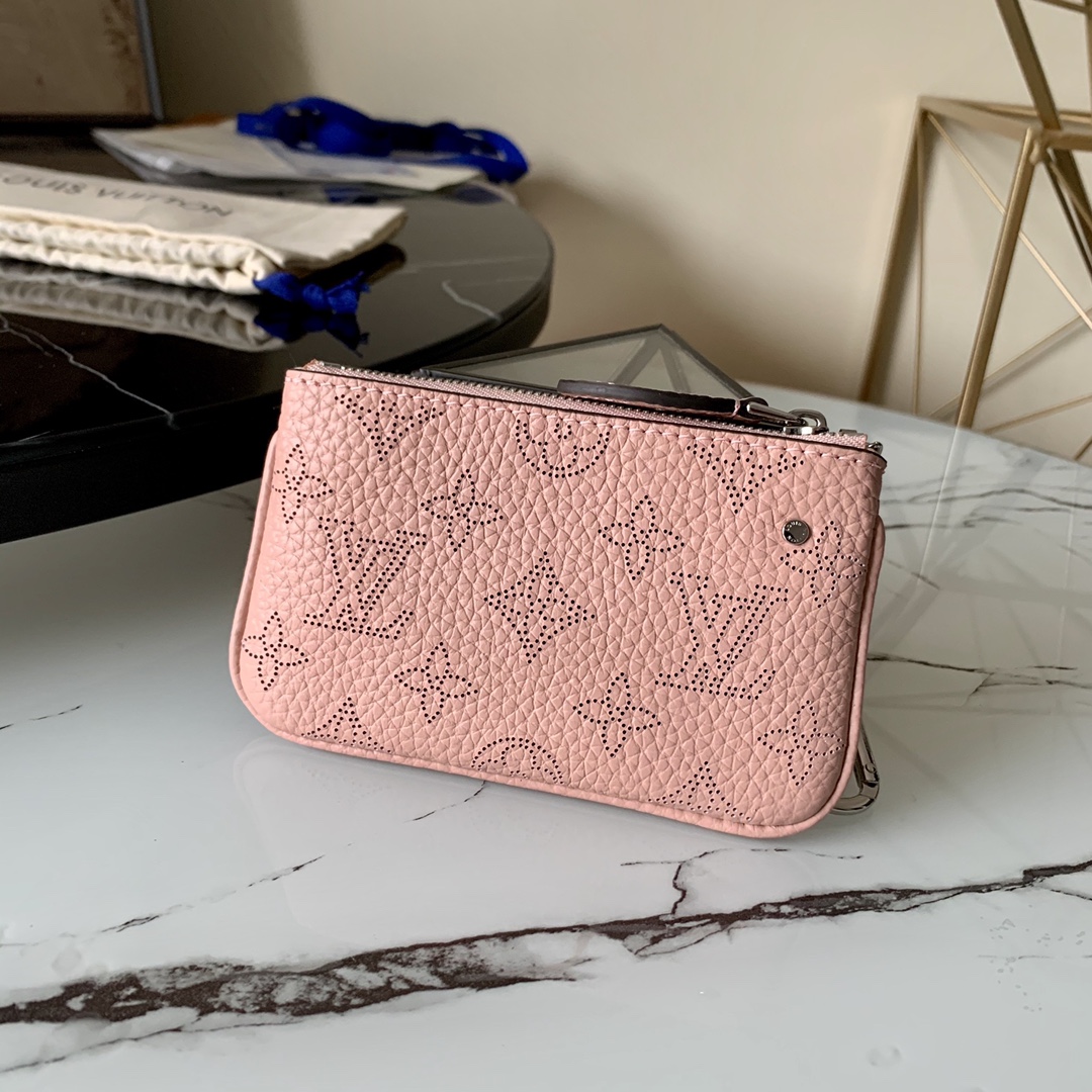 l0vis Vvtt0n key pouch mahina leather monogram pattern magnolia m69508 13.8 x 9 x 1.5 cm