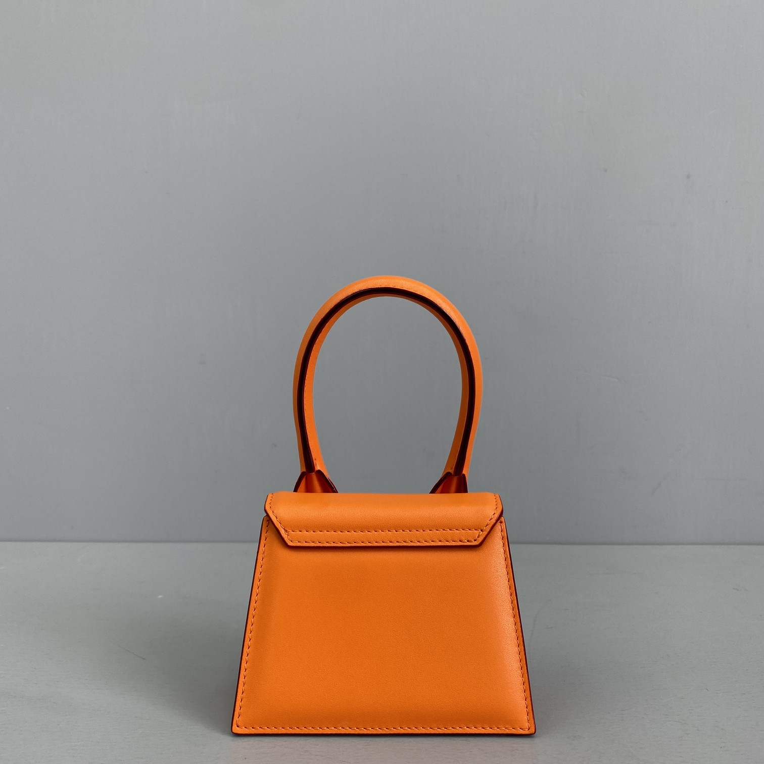 JACQUEMUS LE CHIQUITO Mini Leather Bag Orange 213BA01 12 x 8 x 5 cm