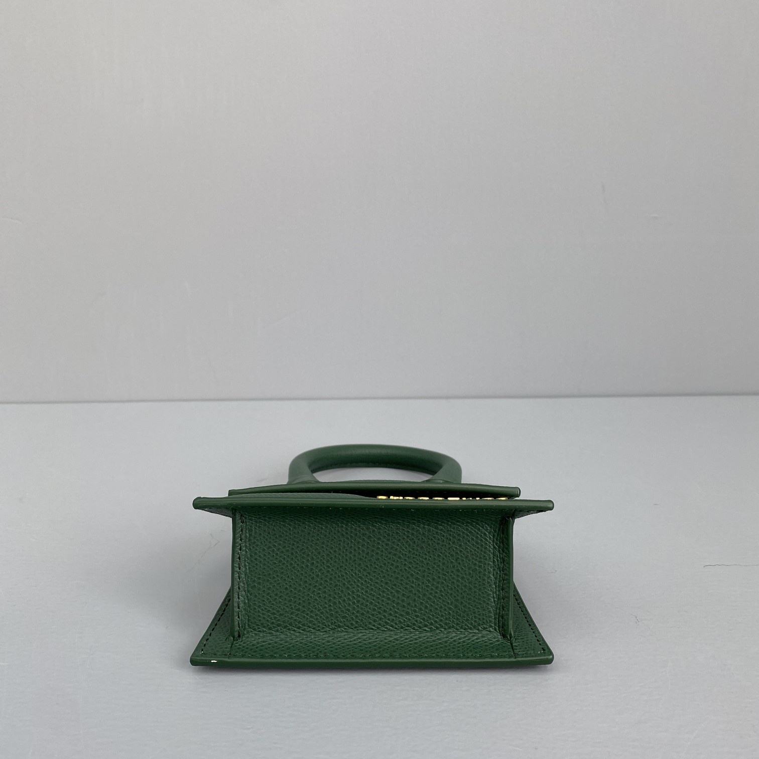 JACQUEMUS LE CHIQUITO Mini Leather Bag Green 213BA01 12 x 8 x 5 cm