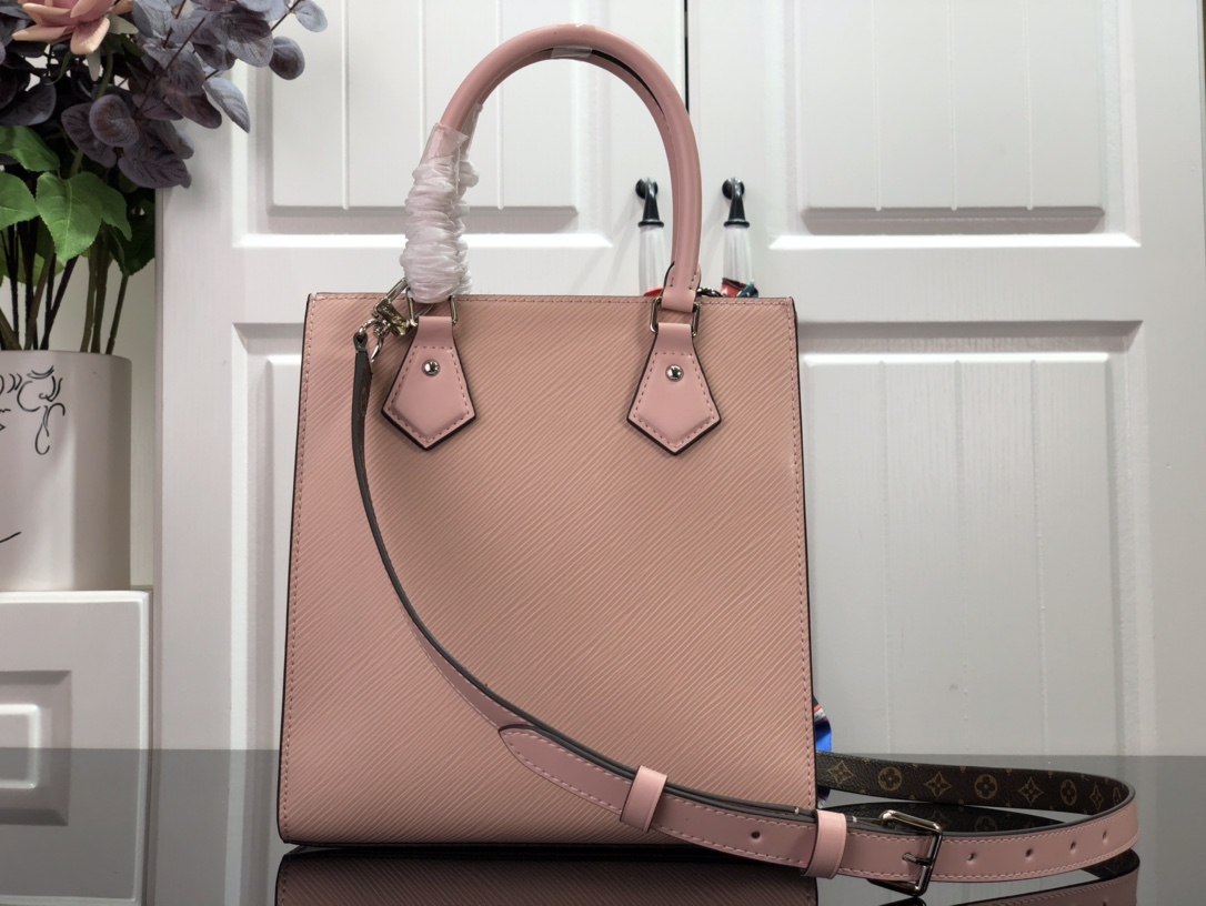 l0vis Vvtt0n sac plat bb epi leather rose ballerine m58659 25 x 18 x 10 cm