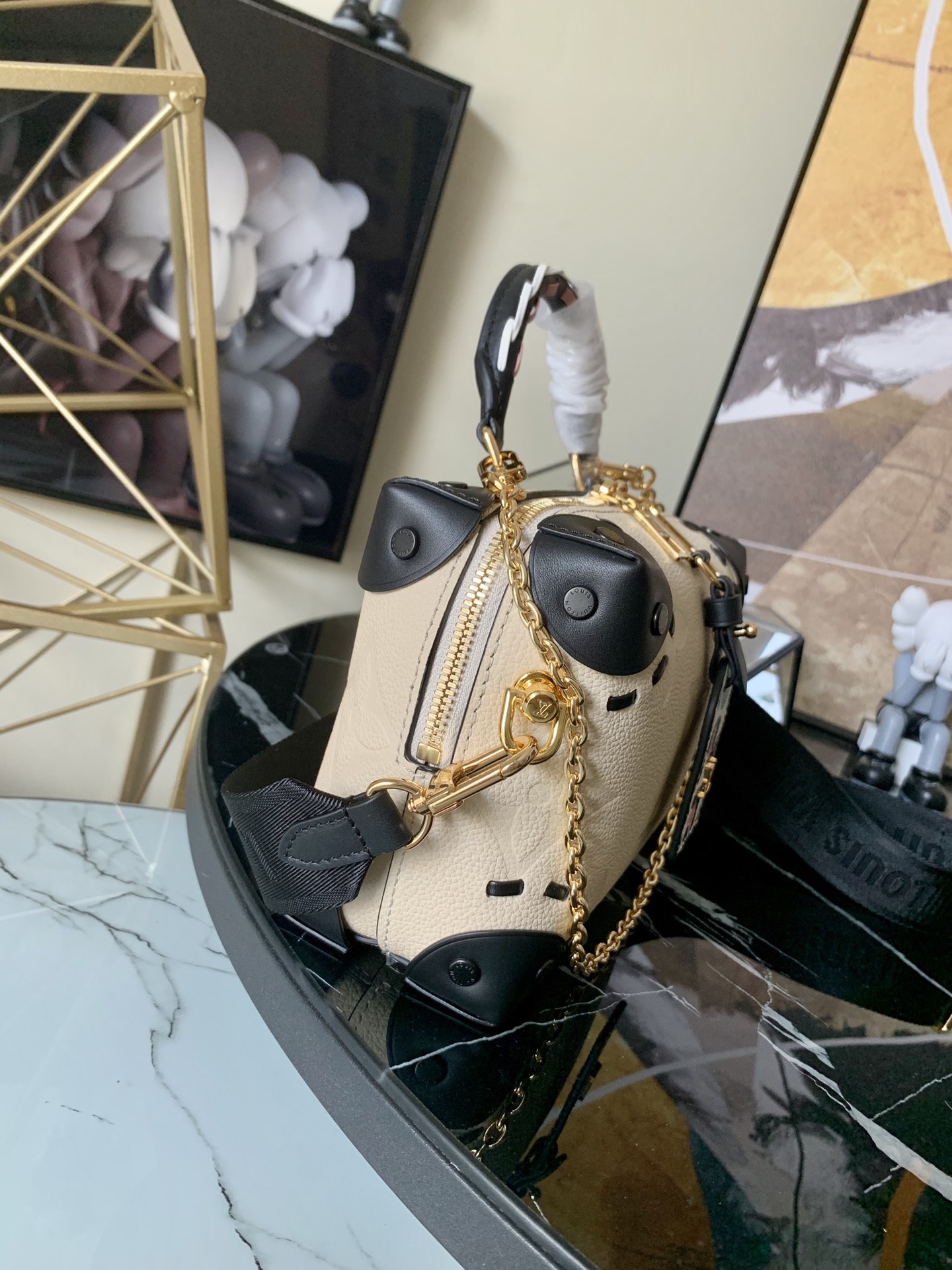 l0vis Vvtt0n petite malle souple bag  wild at heart monogram empreinte leather m58518 20 x 14 x 7.5 cm