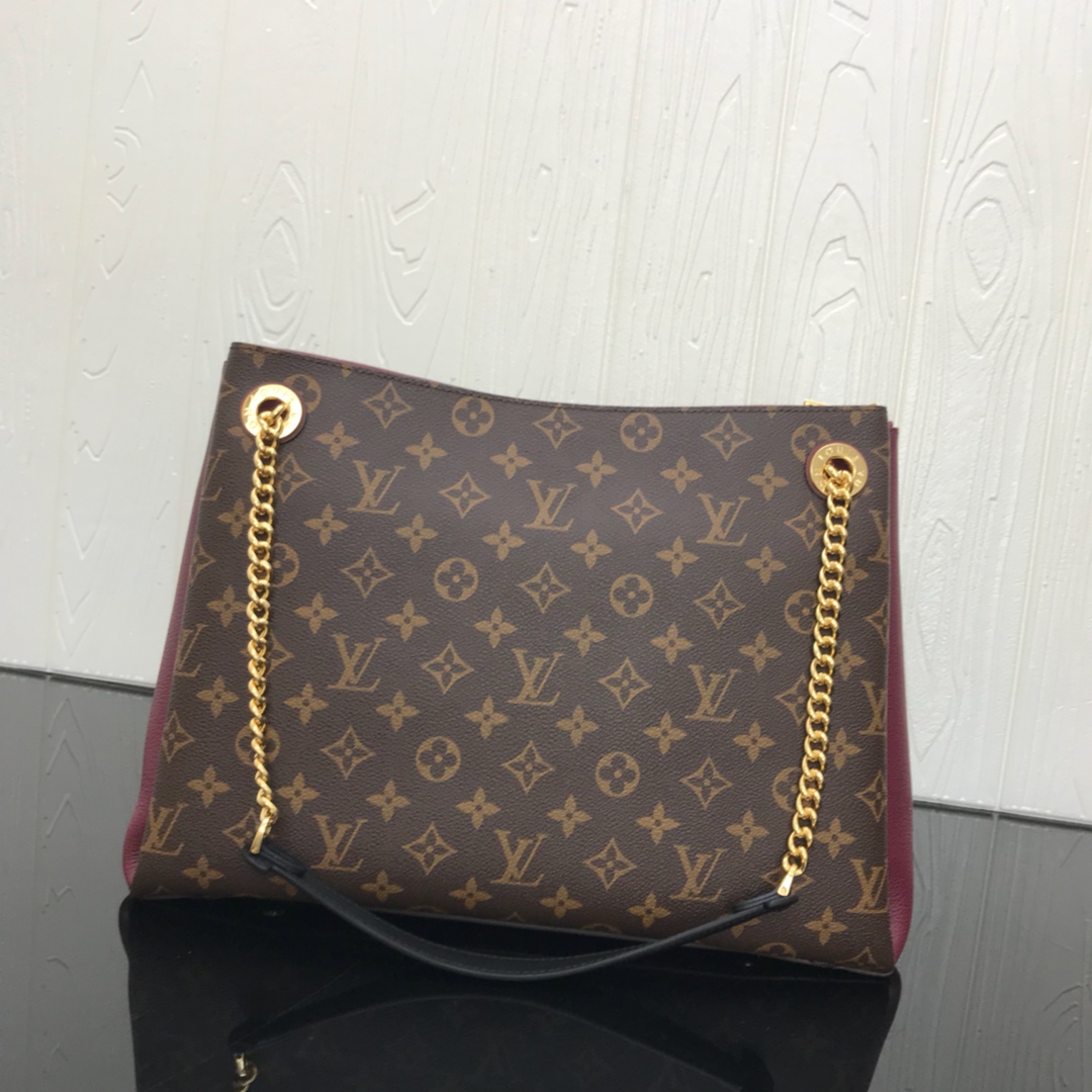 l0vis Vvtt0n surÈne mm monogram canvas burgundy m43772 36 x 26 x 13 cm