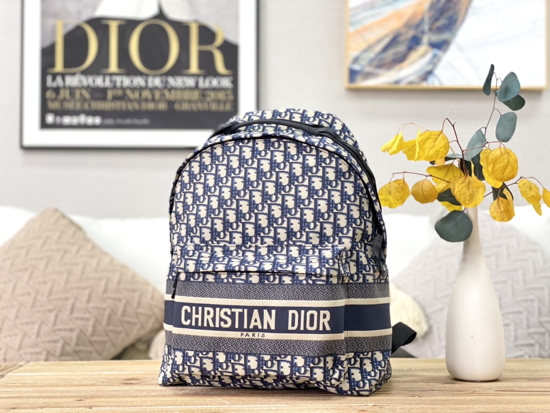 D10r travel backpack blue D10r oblique jacquard m6104 35 × 15 × 42 cm