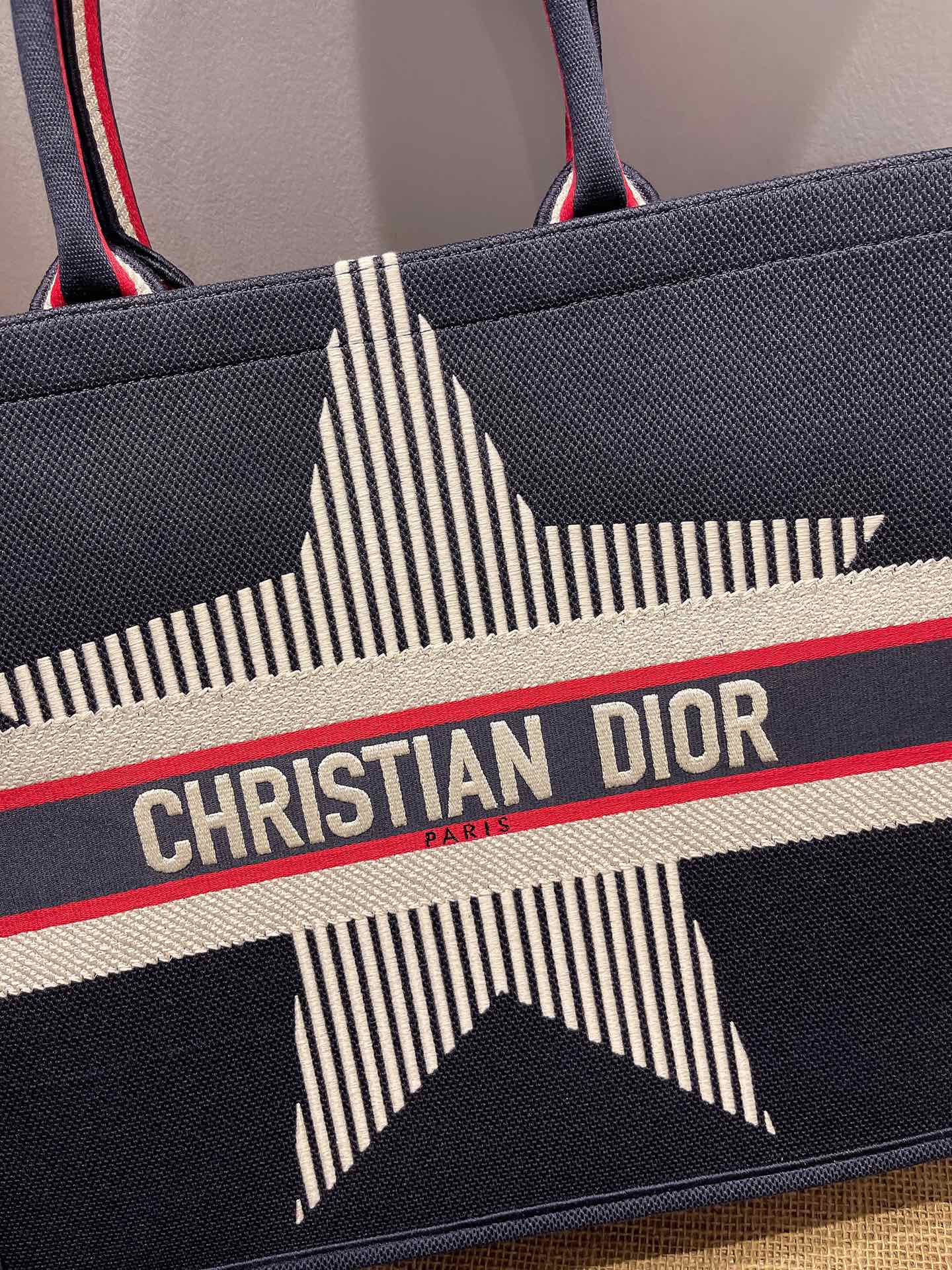 D10r D10ralps book tote black three-tone embroidery m1286 41.5 cm