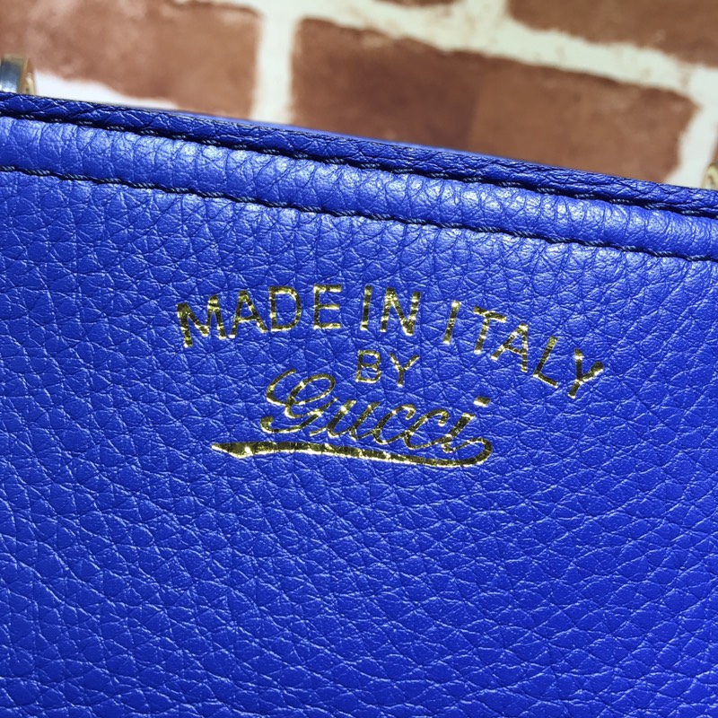 Gvc*1 bamboo shopper leather tote navy 336032 28 x 22 x 12 cm