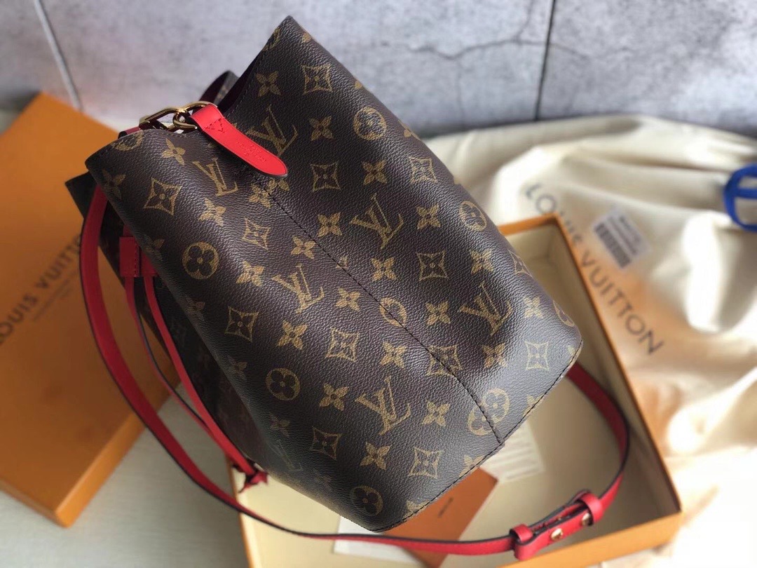 l0vis Vvtt0n nÉonoÉ mm monogram canvas coquelicot red m44021 26cm