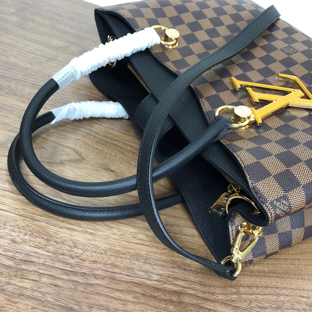 l0vis Vvtt0n lv riverside damier ebene canvas black n40050 36 x 25 x 15 cm