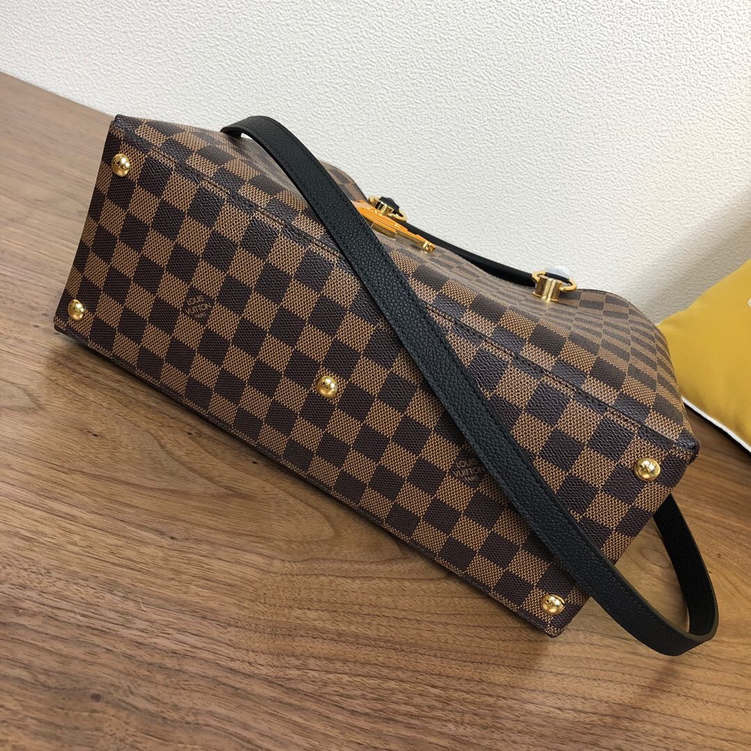 l0vis Vvtt0n lv riverside damier ebene canvas black n40050 36 x 25 x 15 cm