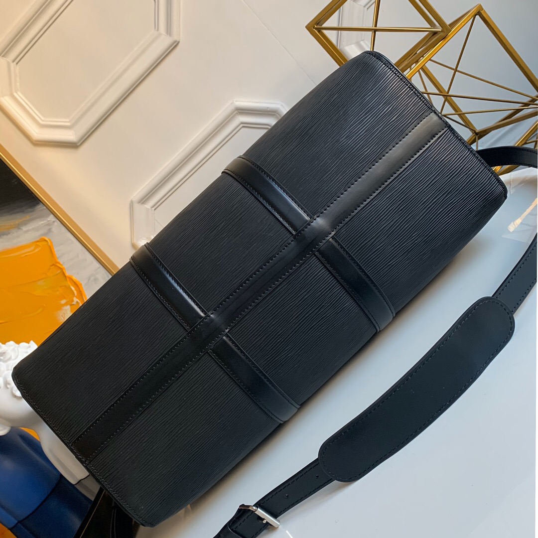 l0vis Vvtt0n keepall 45 travel bag epi leather black 45 x 27 x 20 cm