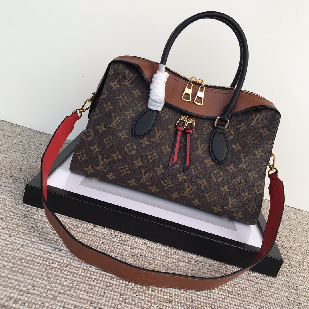 l0vis Vvtt0n tuileries tote bag monogram canvas brown m41456 35 x 24 x 13 cm