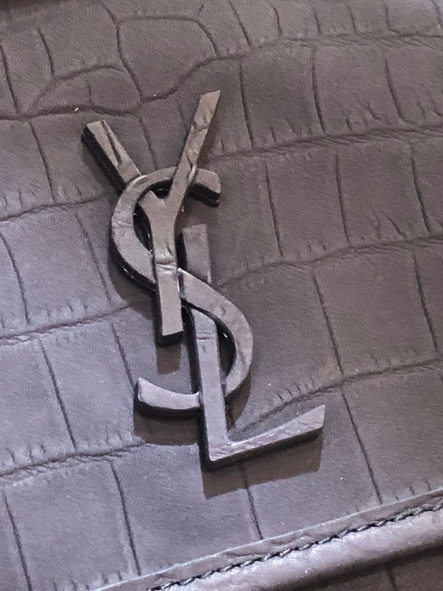 Y51 niki baby in crocodile leather purple 6331511 21 x 16 x 7.5 cm