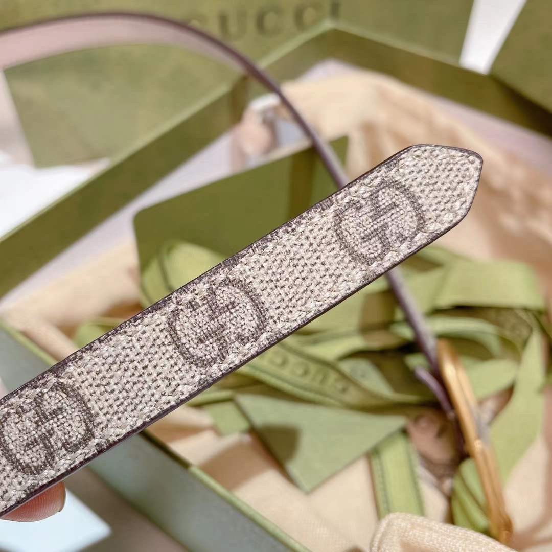 Gvc*1 Gvc*1ssima leather waist belt pink