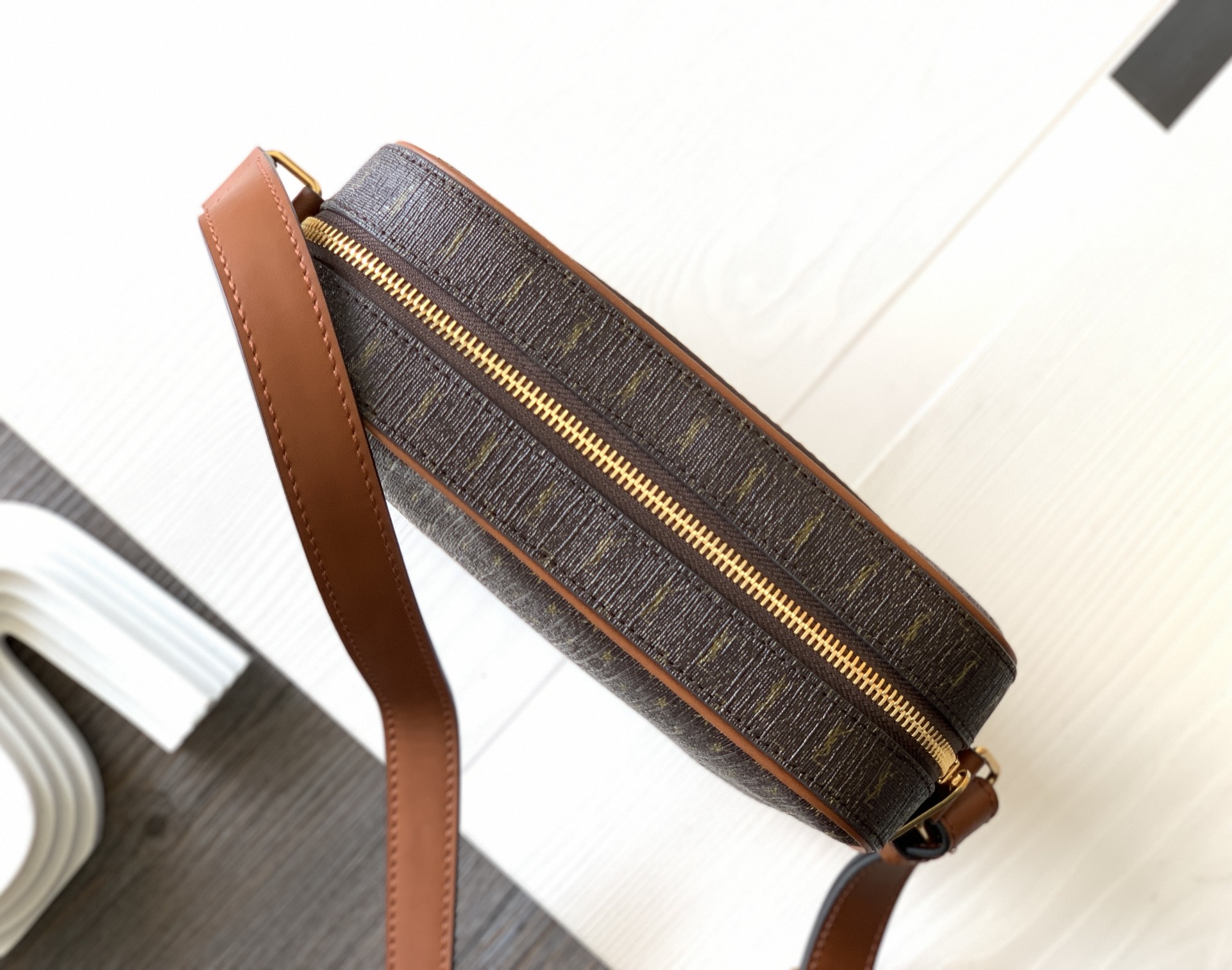 Y51 le monogramme camera bag in monogram canvas and smooth leather 6699572 21.5 x 15 x 7 cm