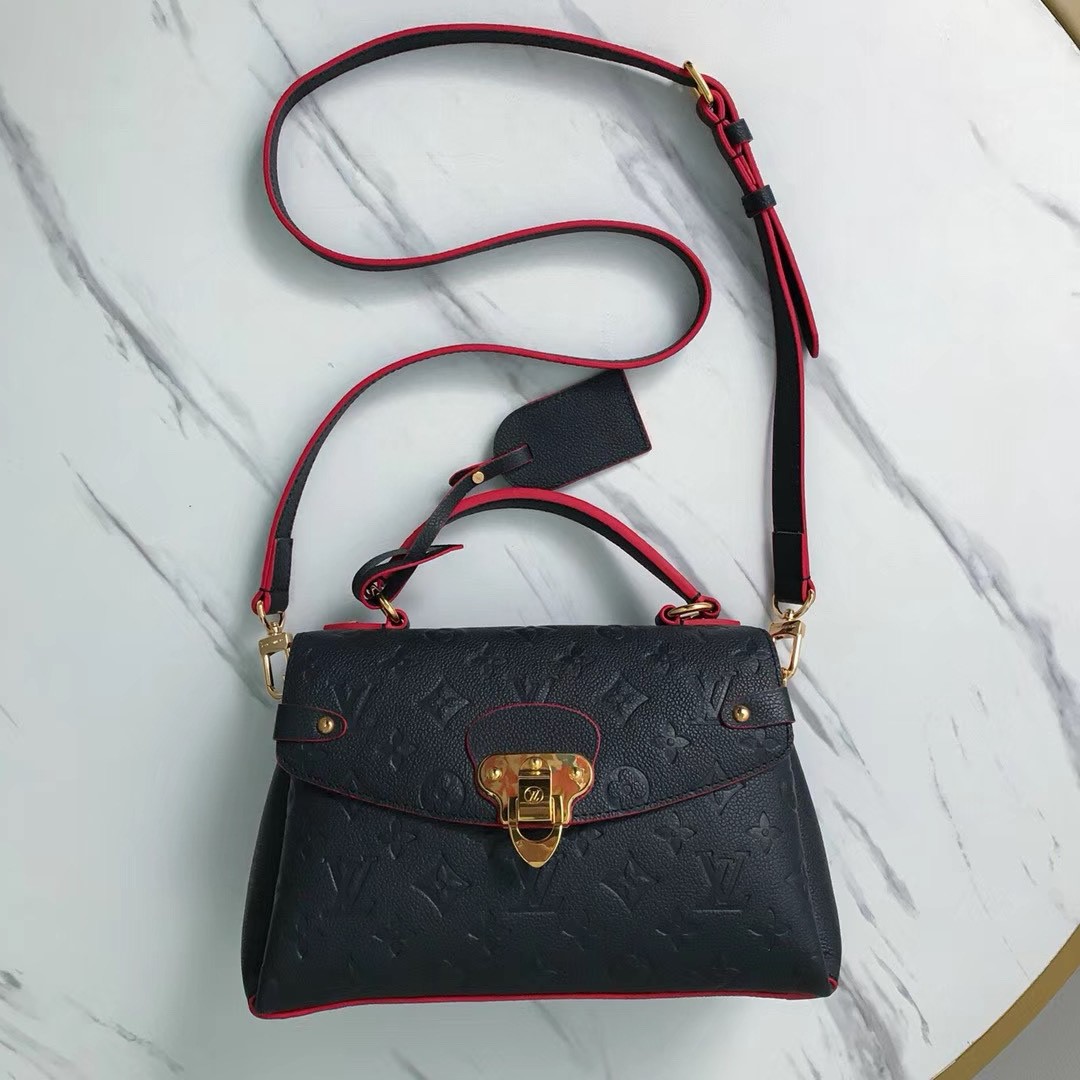 l0vis Vvtt0n georges bb monogram empreinte leather marine rouge m53942 27.5 x 17 x 11.5 cm