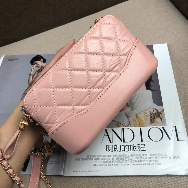 Ch**el gabrielle clutch light pink a94505 18 x 6 x 11 cm