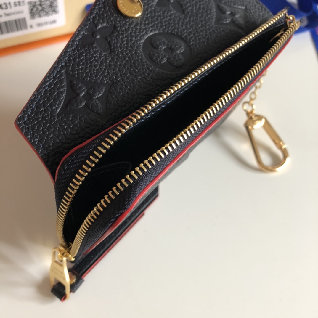 l0vis Vvtt0n card holder recto verso marine rouge m69420 13 x 9.5 x 2.5 cm