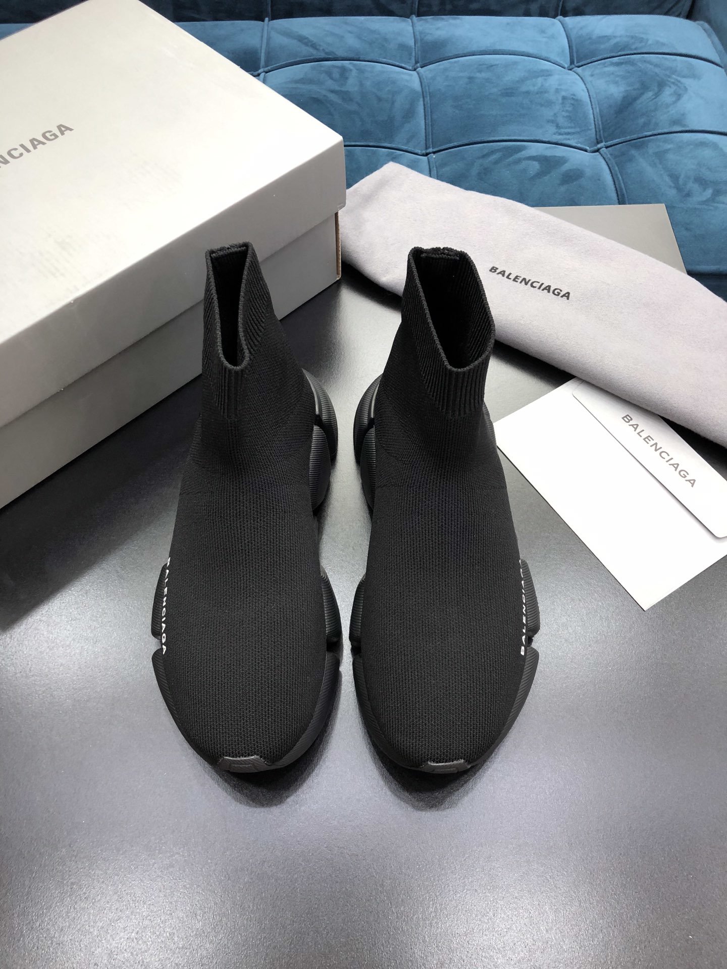 Ba1en*iaga speed 2.0 sneakers 617239 black