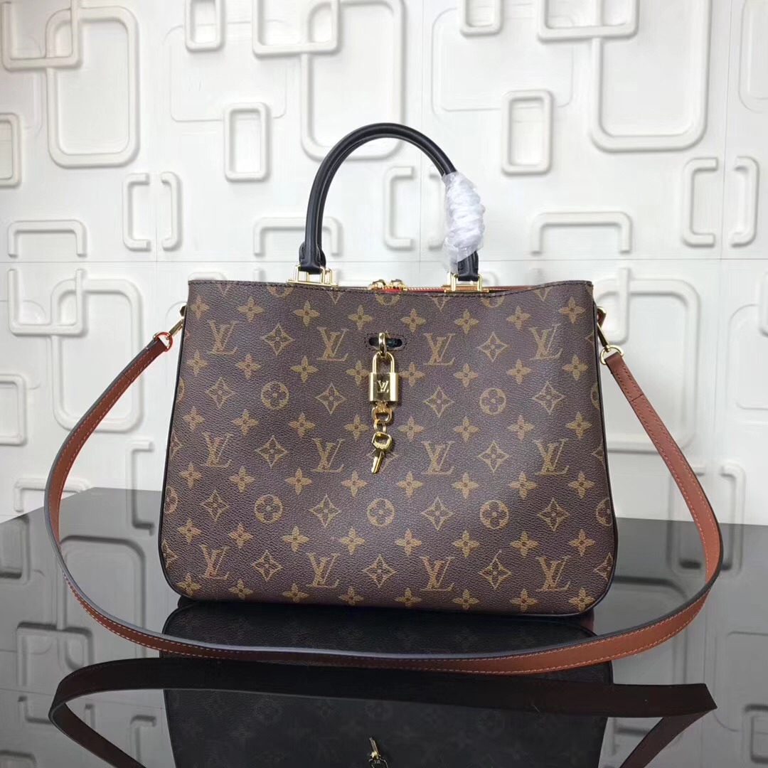 lv original single women bag m44254 old flower 33cm