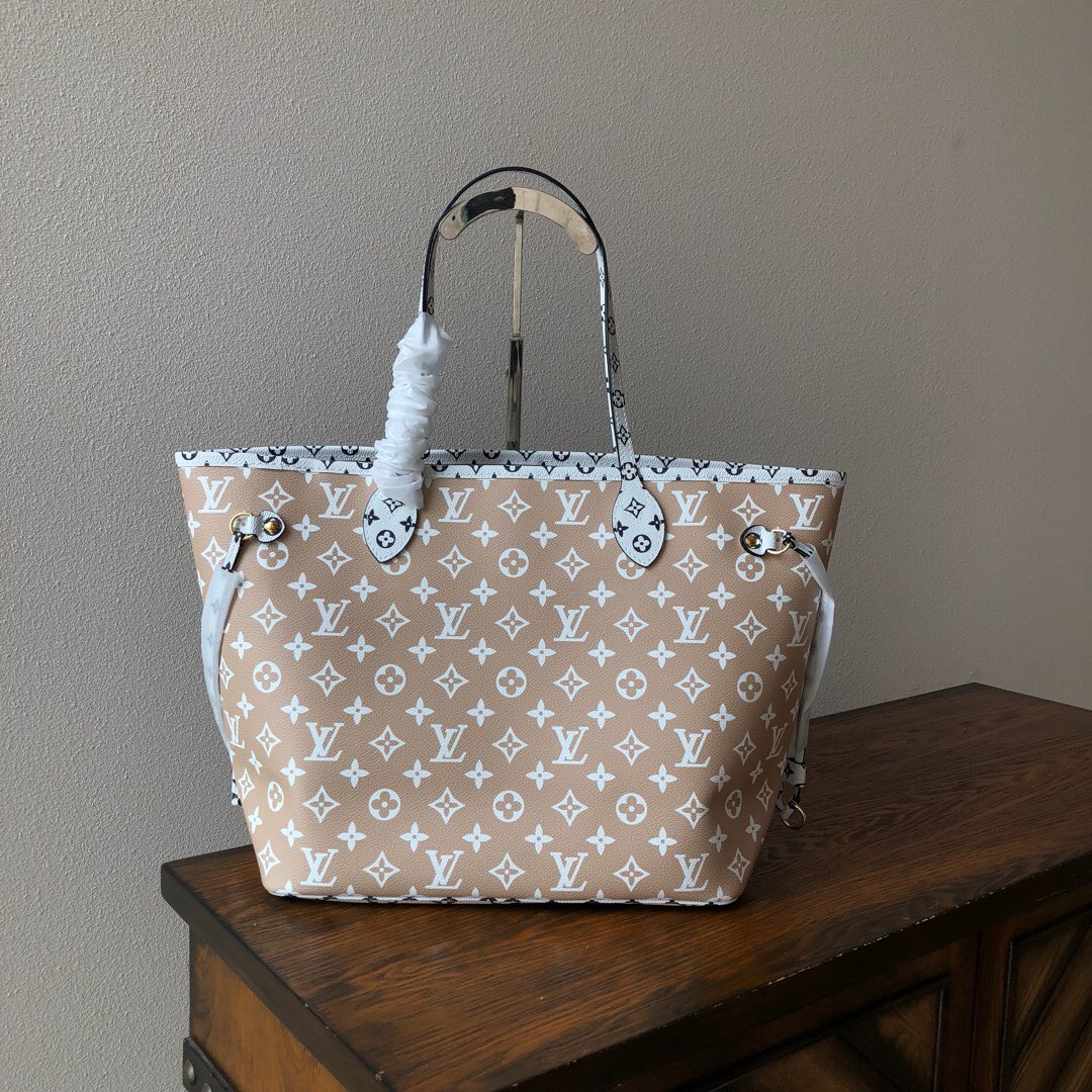 lv neverfull green bag mm M44568 32cm