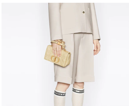 d10r small caro bag rose des vents S*pple cannage calfskin m9241 20cm