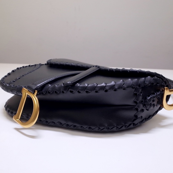 D10r saddle bag black woven style m0447cbaa 26cm 02