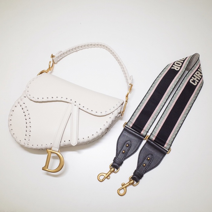 D10r saddle bag white woven style m0447cbaa 26cm 03