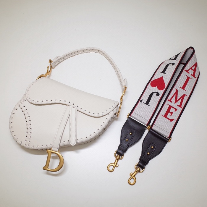 D10r saddle bag white woven style m0447cbaa 26cm 03